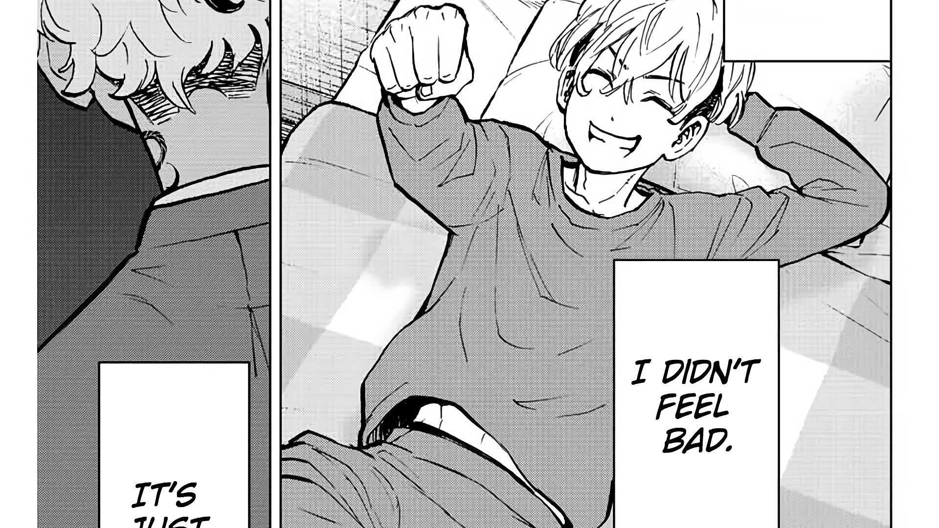 Chifuyu happy for having helped Baji in Tokyo Revengers spinoff chapter 6 (Image via Ken Wakui, Kodansha)